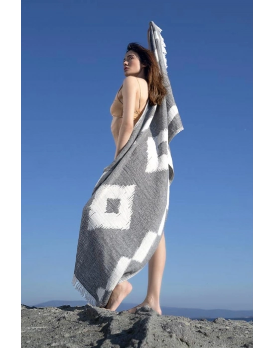 Afrodisias Siyah Peshtemal