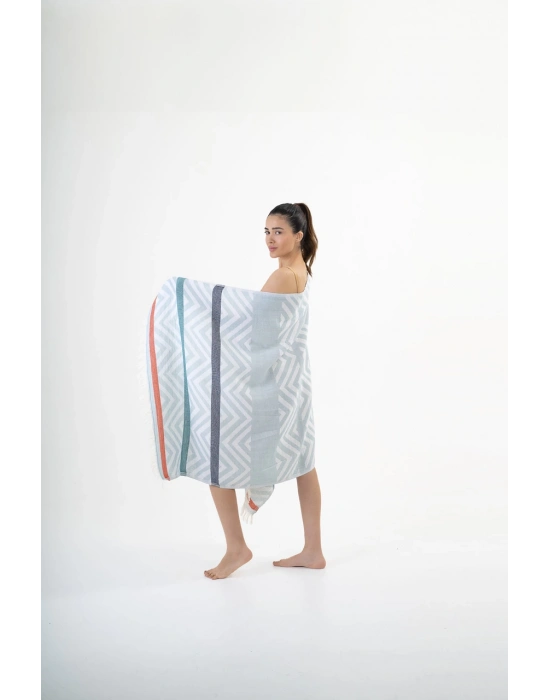 Amos Açık Mavi Peshtemal