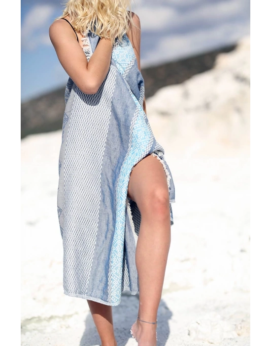 Ancilla Lacivert Peshtemal