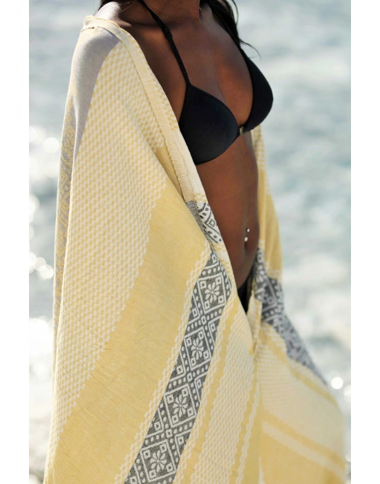 Ancilla Yellow Peshtemal