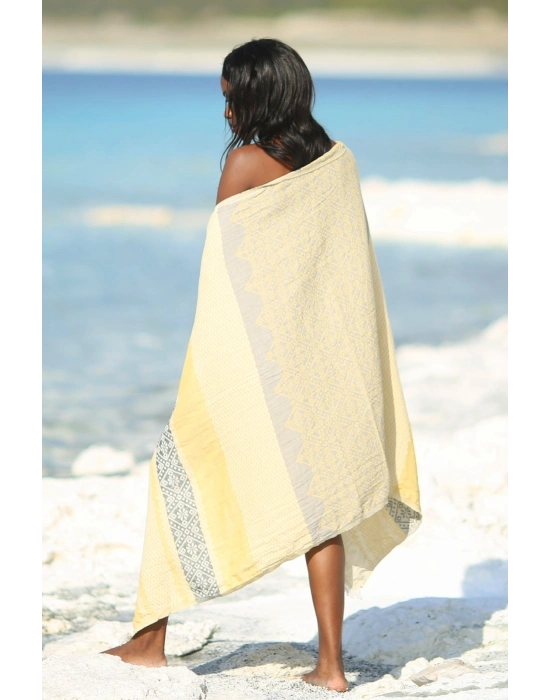 Ancilla Yellow Peshtemal