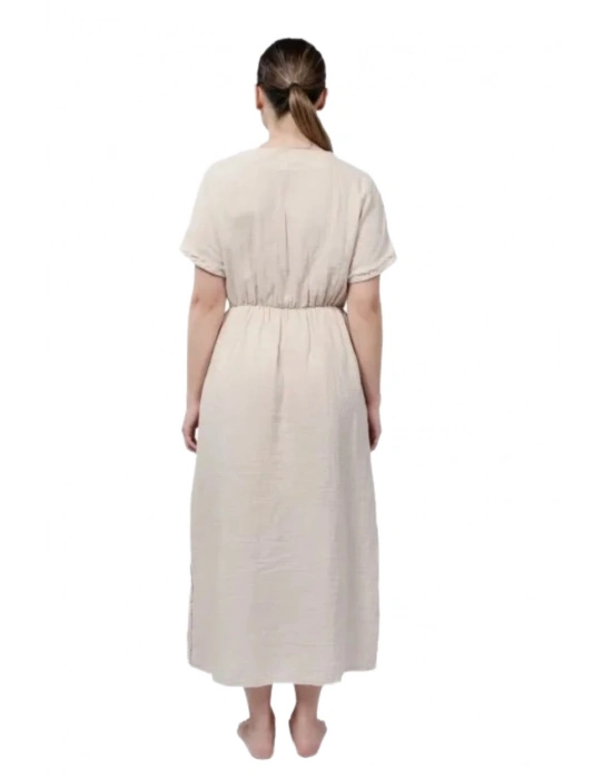 Anvelop Beige Muslin Dress