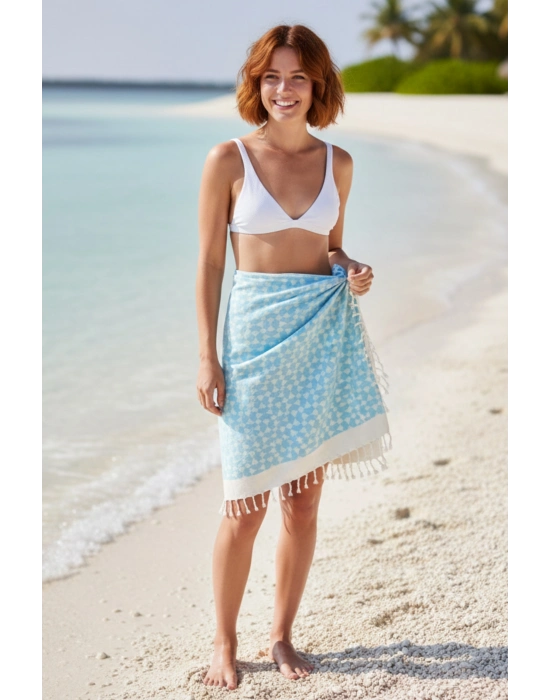 Aphrodithe Turkuaz Peshtemal