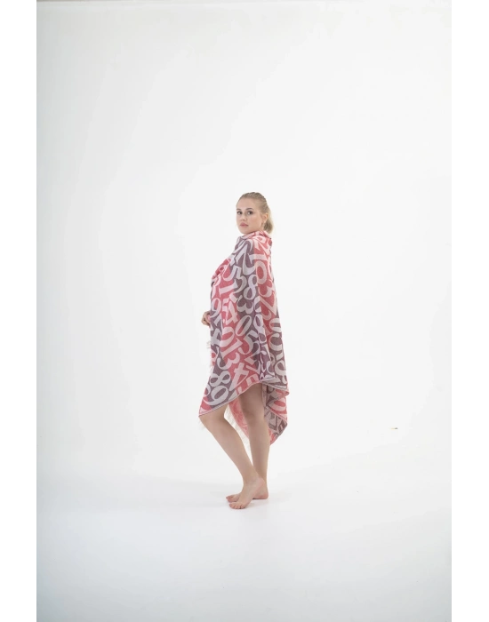 Apollonia Burgundy & Kırmızı Peshtemal