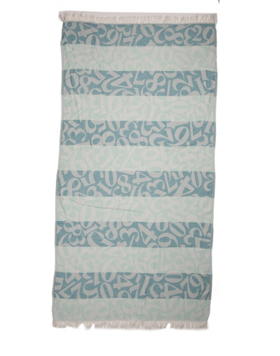 Apollonia Turquoise & Mint Peshtemal