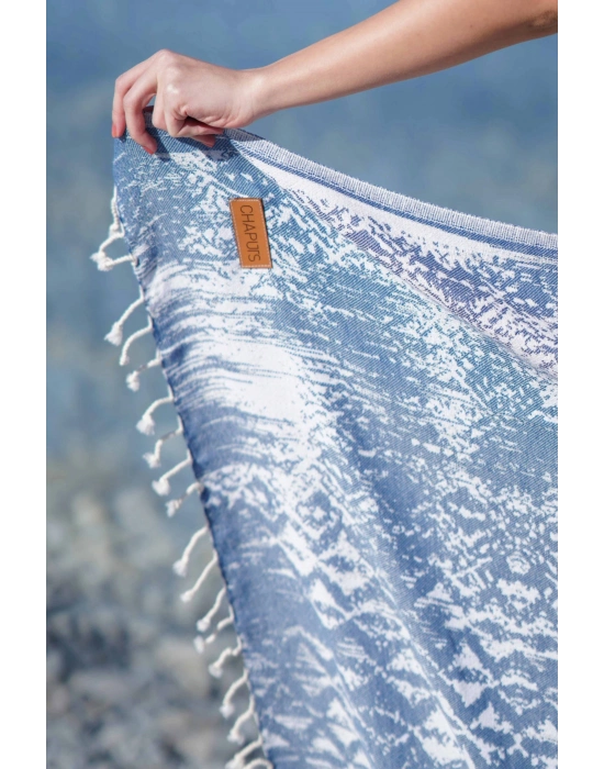 Areola Lacivert Peshtemal