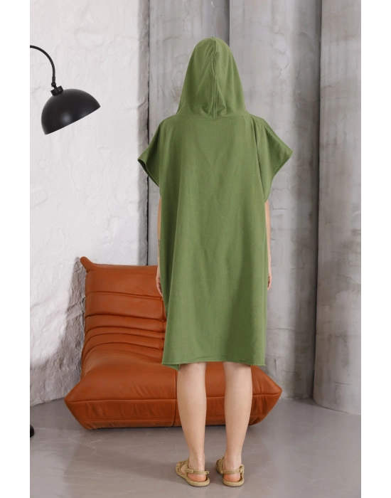 Doğa için Doğmuş Yeşil Orman Ponço