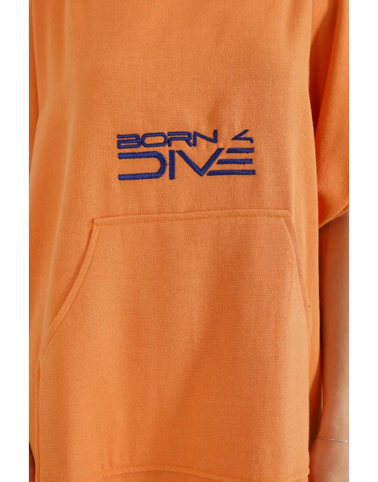 Born 4 Dive Orange Poncho