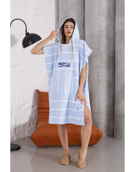 Born 4 Dive Turkuaz Ponço