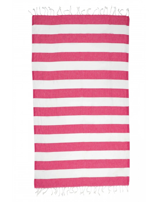 Kapadokya Beyaz ve Pembe Peshtemal