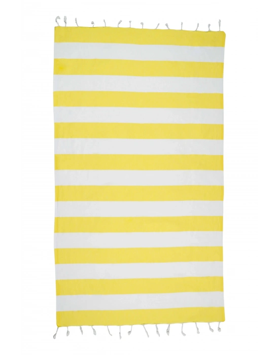 Capadocia Sarı & Beyaz Peshtemal