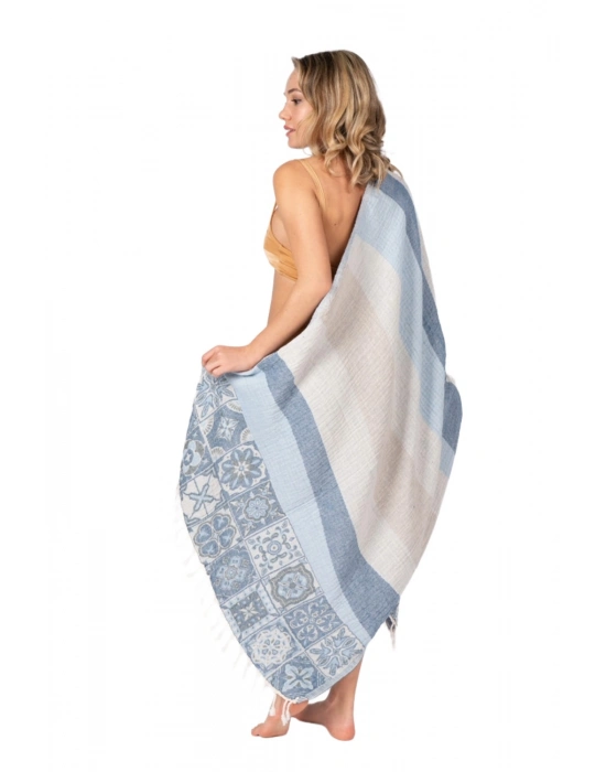 Caria Mavi Peshtemal