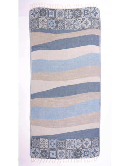 Caria Mavi Peshtemal