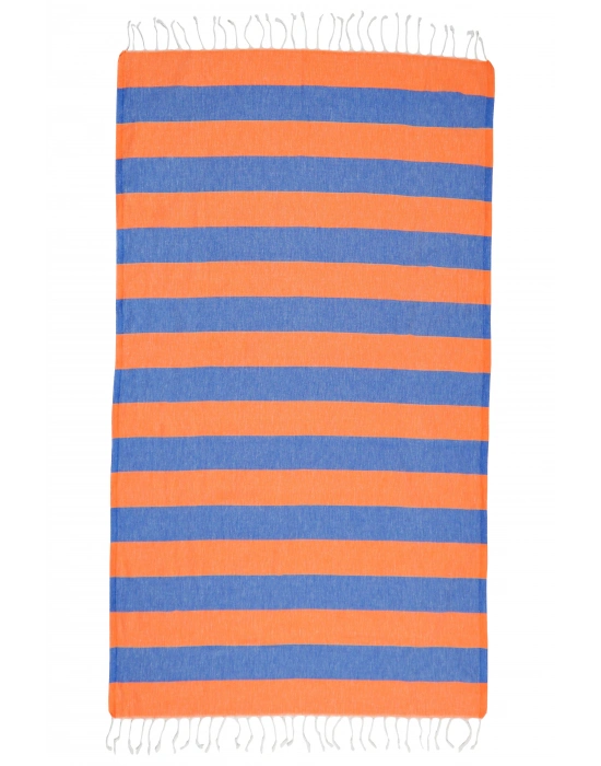 Clotho Orange & Blue Peshtemal