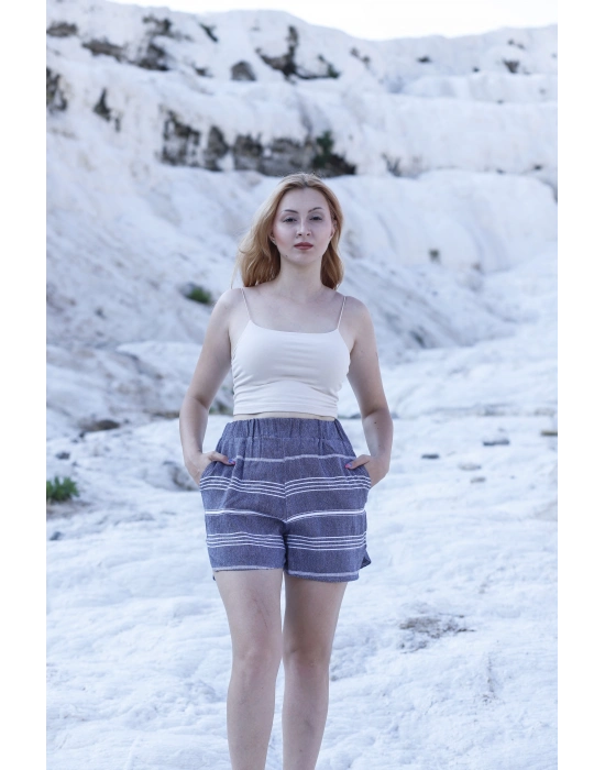 Didyma Navy Blue Beach Shorts