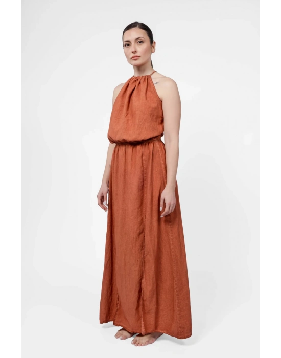 Flora Terra Linen Dress
