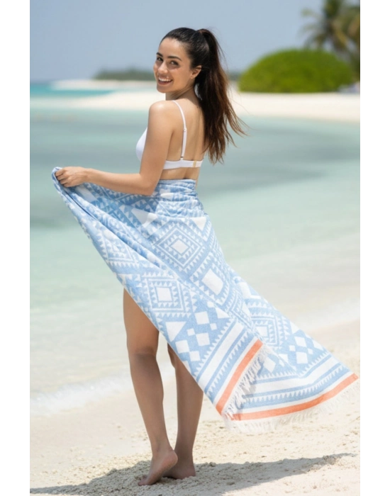 Hattusas Blue Peshtemal