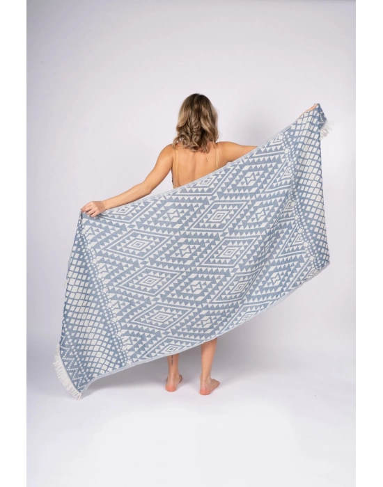 Hermes Mavi Peshtemal