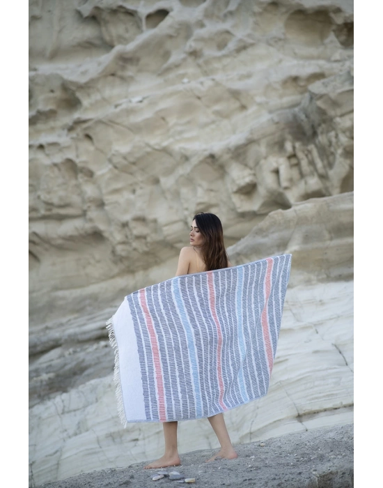 Hierapolis Blue Peshtemal