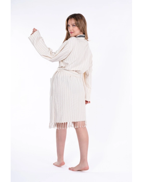 Hieron Beige Bathrobe