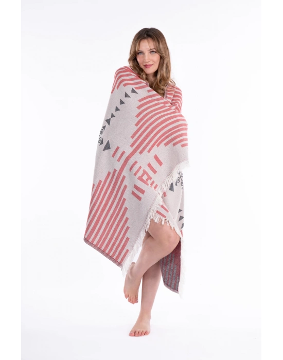 Knidos Kırmızı Peshtemal