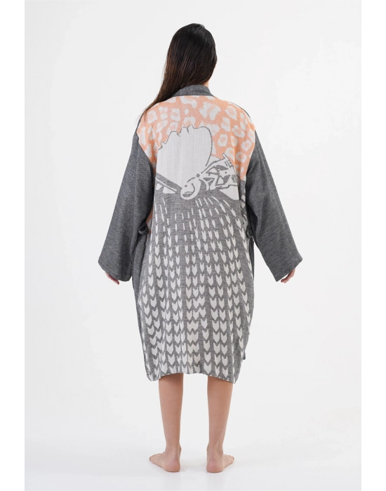 Lady Black Bathrobe
