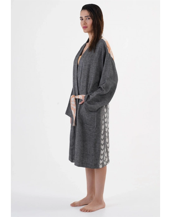 Lady Black Bathrobe