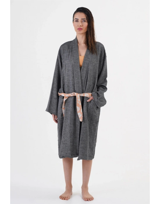 Lady Black Bathrobe