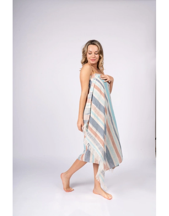 Larissa Blue Peshtemal