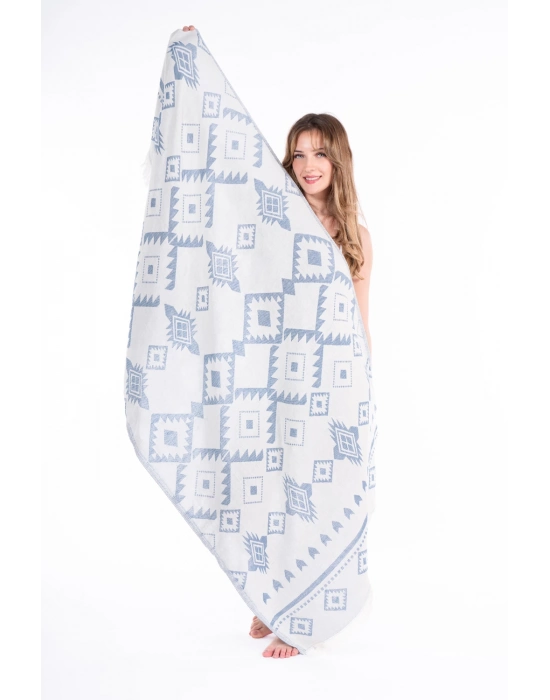 Lebedos Lacivert Peshtemal