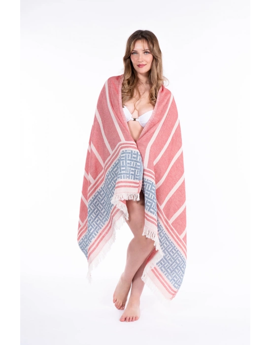 Letoon Kırmızı Peshtemal