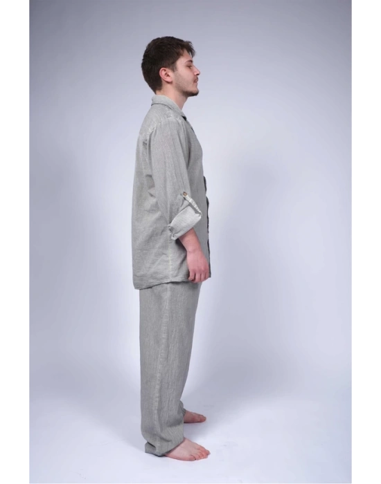 Ateiler Chaputs Keten  Yeşil Pantolon