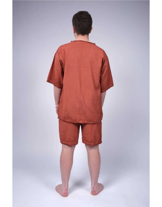 Linen Erkek T-shirt Terra - WHT20