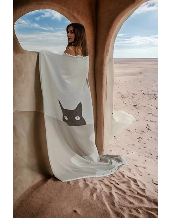 Luna Battaniye - Bej ve Kahverengi