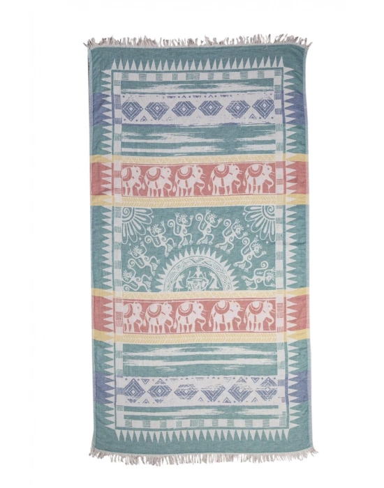 Melanella Green Peshtemal