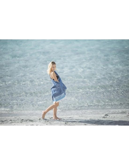 Melongena Navy Blue Peshtemal