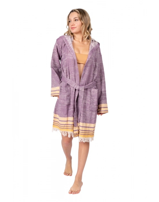 Melongena Purple Bathrobe