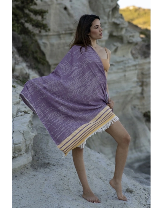 Melongena Purple Peshtemal (Sustainable Cotton)