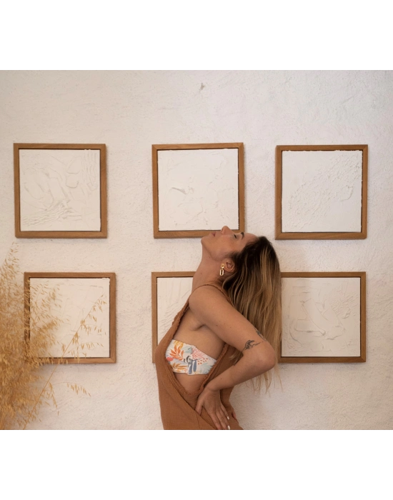 Atelier Dharma Mild Parçalı Crinkle Terra Elbise