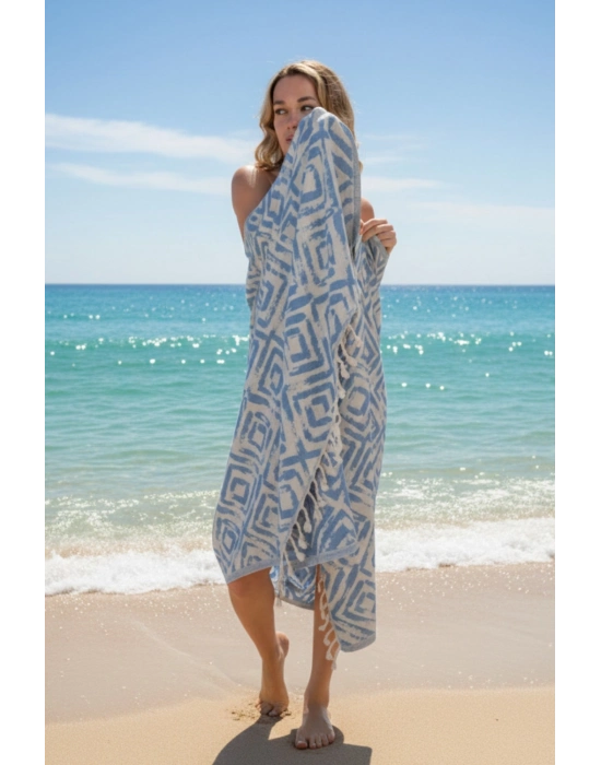 Misis Denim Blue Peshtemal