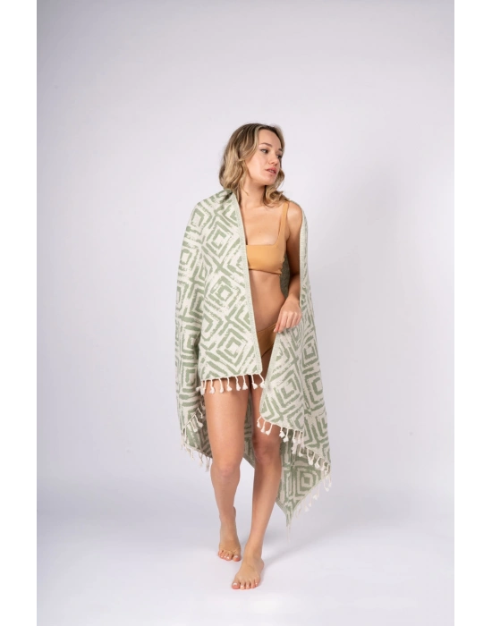 Misis Haki Yeşili Peshtemal