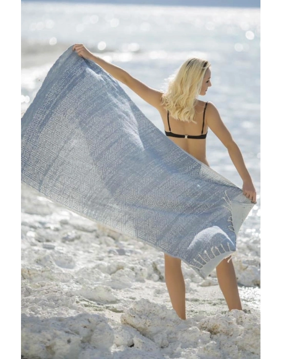 Natica Lacivert Peshtemal