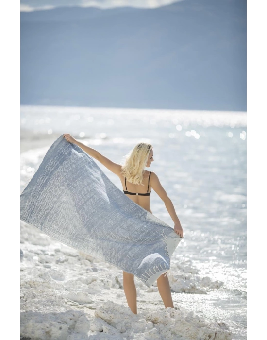 Natica Lacivert Peshtemal