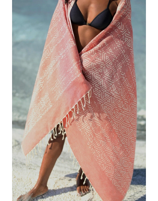 Natica Kırmızı Peshtemal