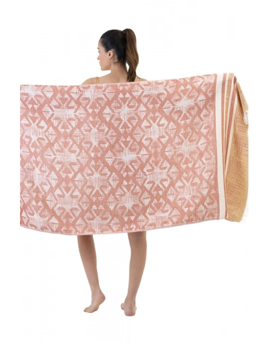 Nautilus Kırmızı Peshtemal (Sürdürülebilir Pamuk)