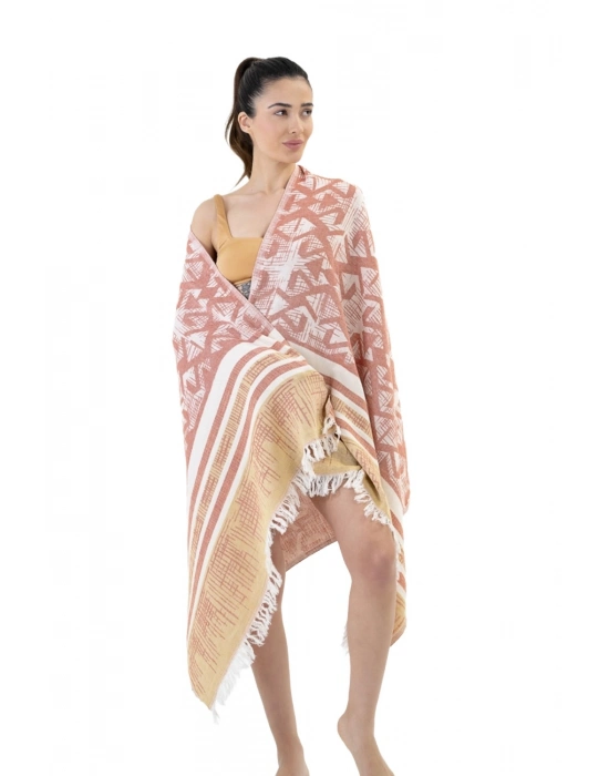 Nautilus Kırmızı Peshtemal (Sürdürülebilir Pamuk)