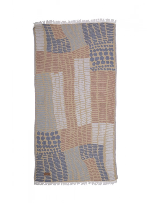 Nerite Yellow & Blue Peshtemal