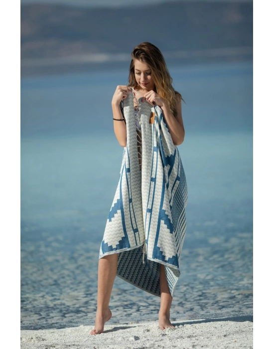 Nesta Lacivert Peshtemal