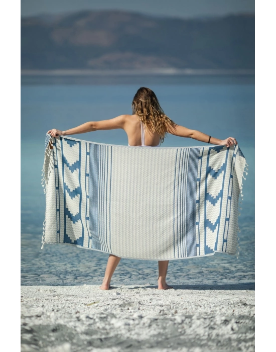 Nesta Lacivert Peshtemal