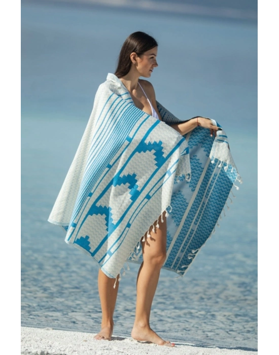 Nesta Turquoise Peshtemal